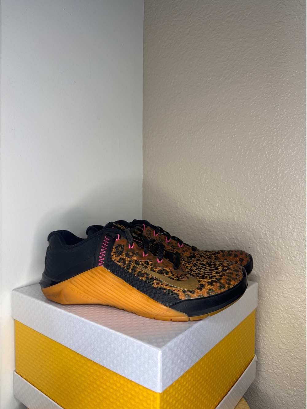 🐆💪 Nike Metcon 5 Leopard Print Training Shoes | Women’s Size 6 | Gym Girl Era